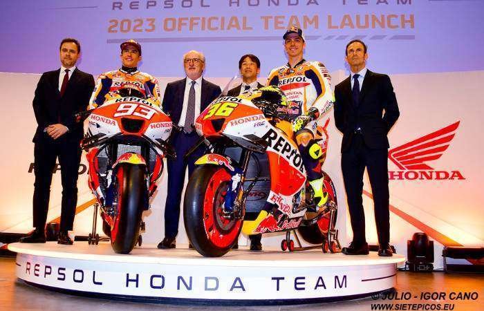Ya se presentó el MotoGP Repsol Honda