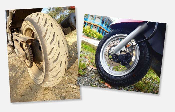 La presión de las llantas, más que simple aire