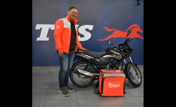 Auteco TVS apoya a los Rappi repartidores