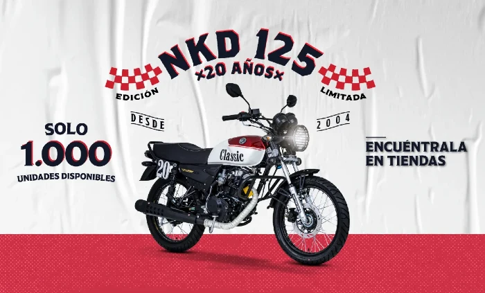 NKD 125 edición Classic 20 años